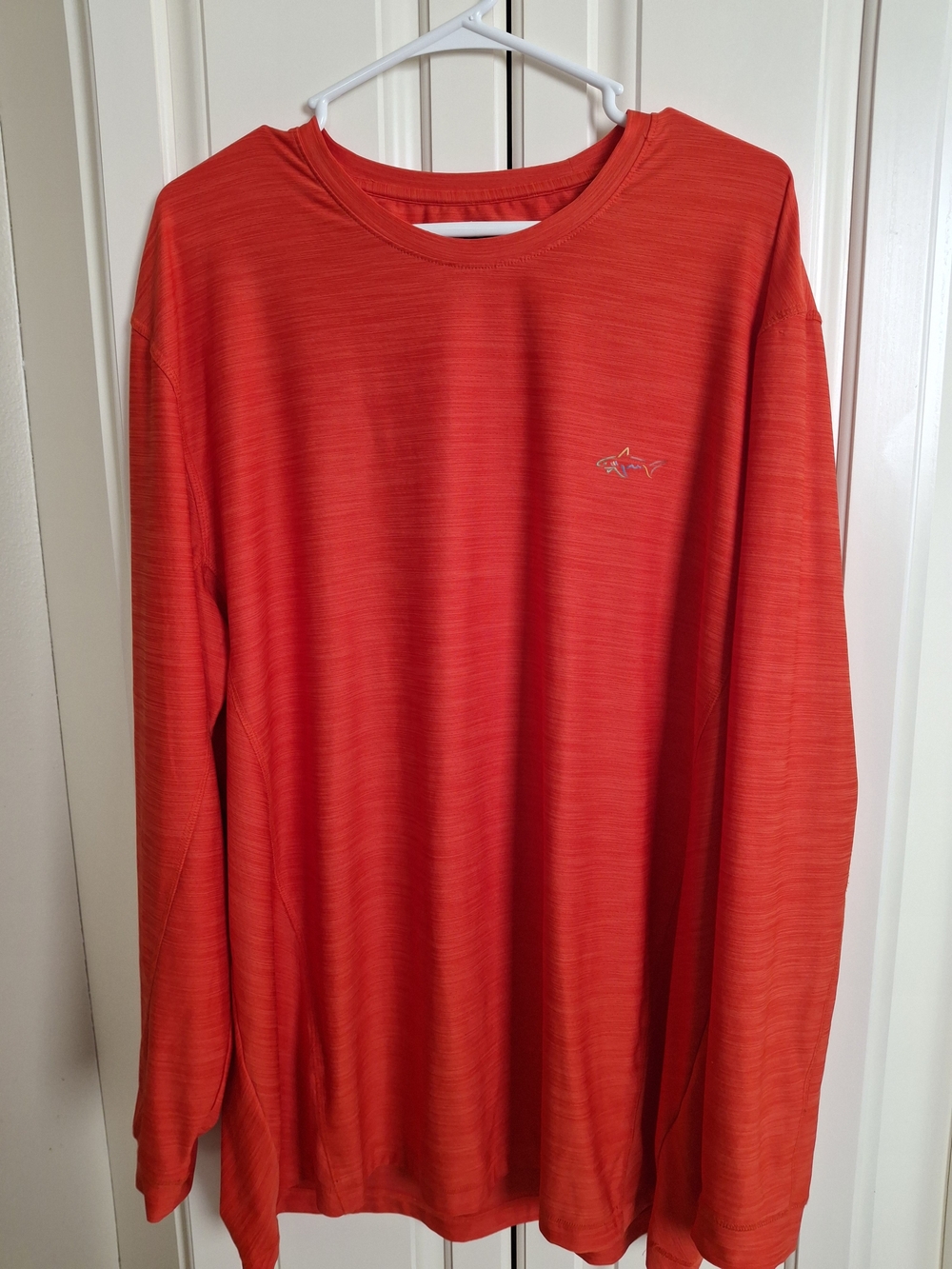 Orange Long-Sleeve Performance Shirt - Greg Norman